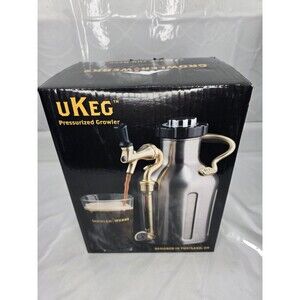 GrowlerWerks uKeg 64 oz Pressurized Stainless Steel Beer Growler